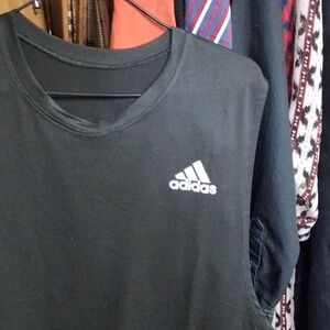ADIDAS Black sleeveless  (as is) ptp 20-1/2"